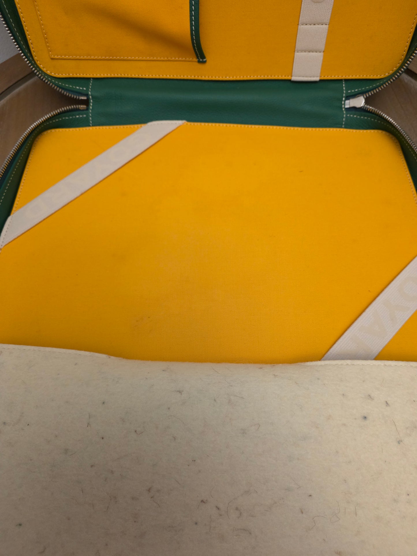 GOYARD GREEN LAPTOP / COMPUTER CASE