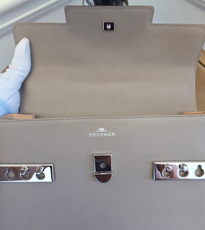 Delvaux Tempête MM in Taupe | Quiet Luxury at Its Finest
