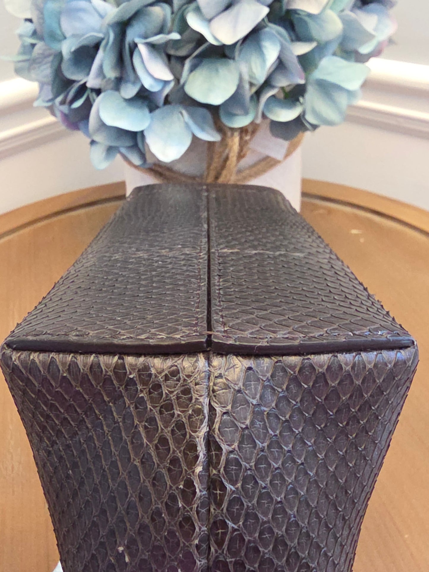 Fendi First Small Python Clutch Bag