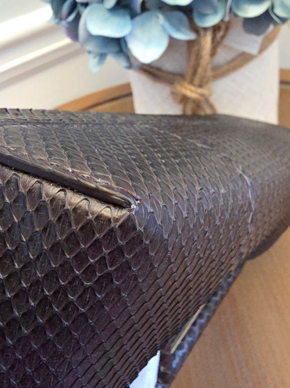 Fendi First Small Python Clutch Bag