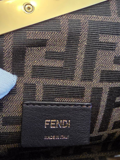 Fendi First Small Python Clutch Bag