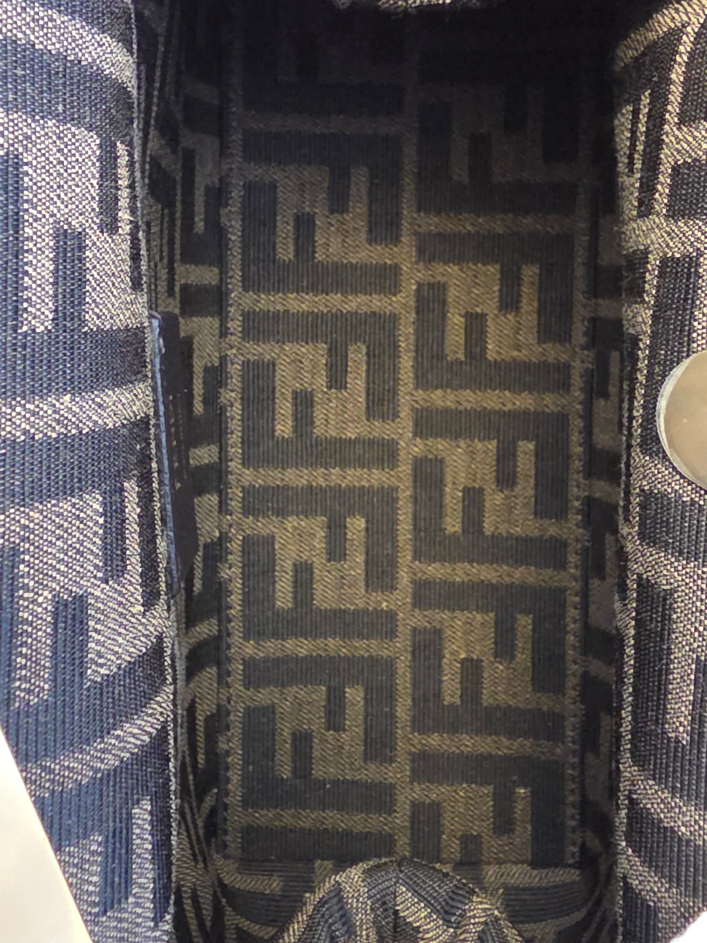 Fendi First Small Python Clutch Bag