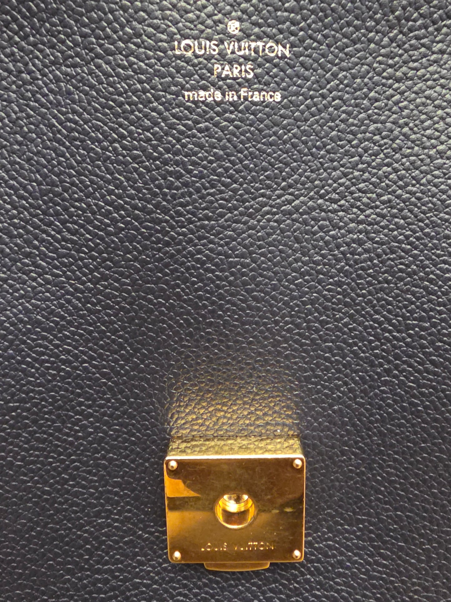 Louis Vuitton Blanche MM — Blue Monogram Empreinte Leather