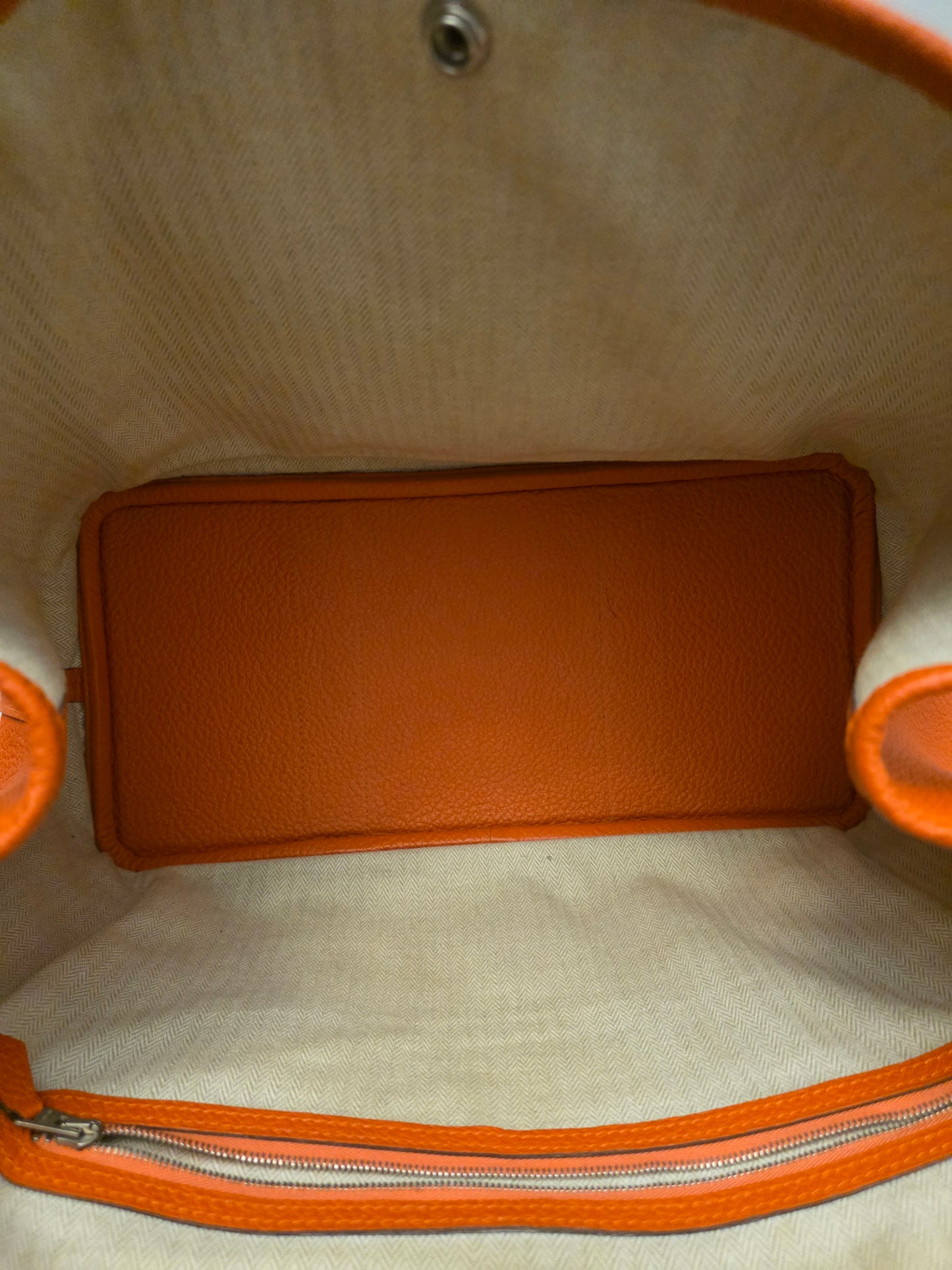 Hermès Garden Party 36 in Orange Negonda — Quiet Luxury Icon