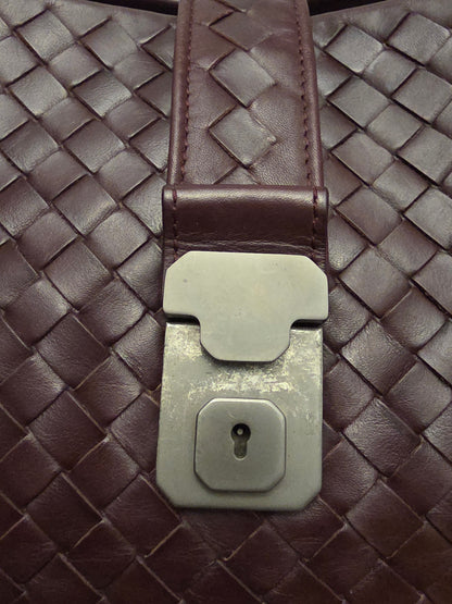 Bottega Veneta Large Roma Intrecciato Tote | Espresso Brown)