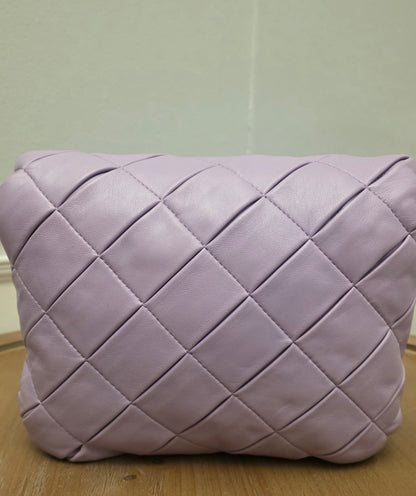 Loewe Lavender Puffy Goya Chain Bag in Nappa Lambskin with Gold Hardware