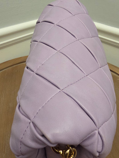 Loewe Lavender Puffy Goya Chain Bag in Nappa Lambskin with Gold Hardware