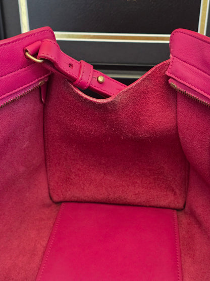 Saint Laurent Cabas Y Tote — Berry Pink Leather Beauty 💕✨