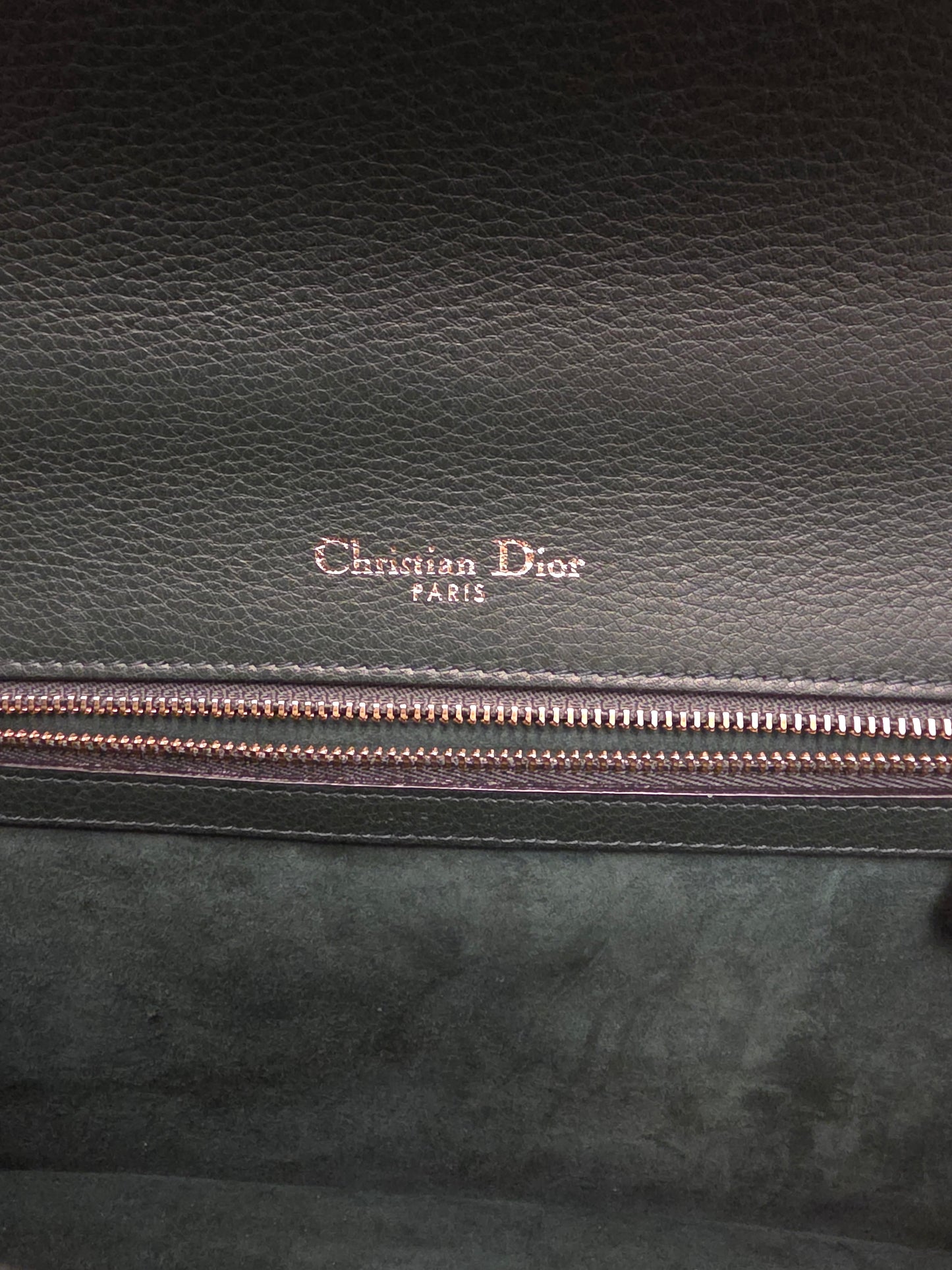 Christian Dior Diorama Flap Bag – Forest Green & Gold Hardware ✨