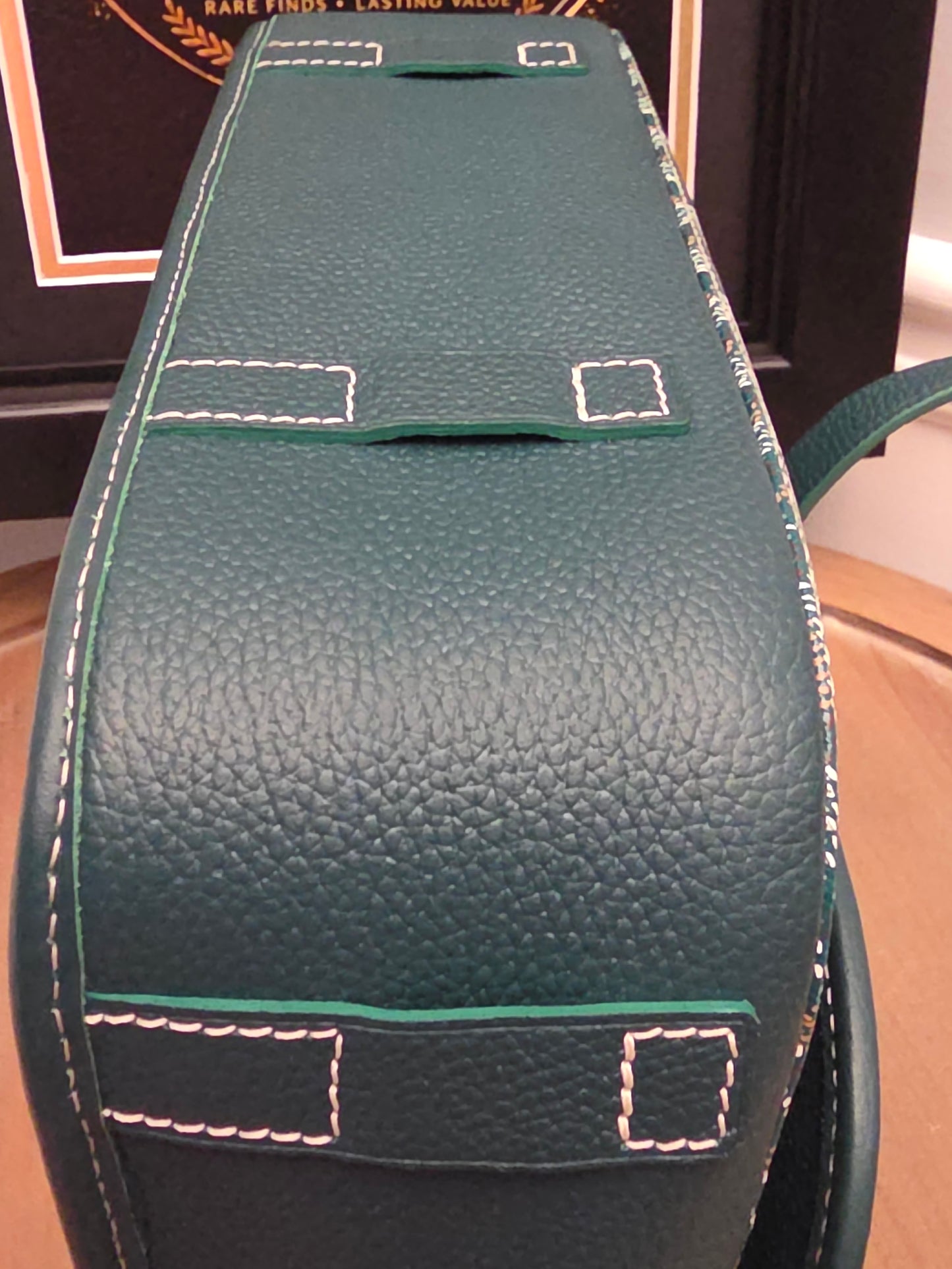 Goyard Belvédère PM Messenger Bag — Green Goyardine Canvas & Leather