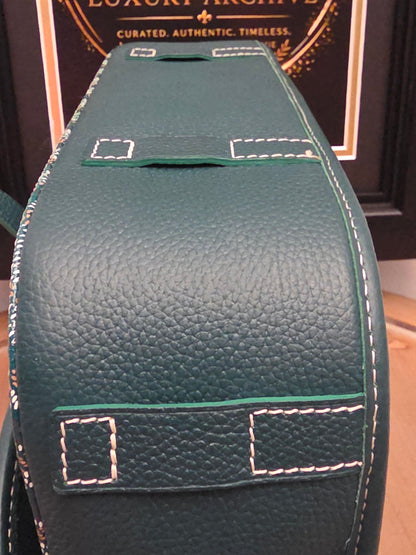 Goyard Belvédère PM Messenger Bag — Green Goyardine Canvas & Leather