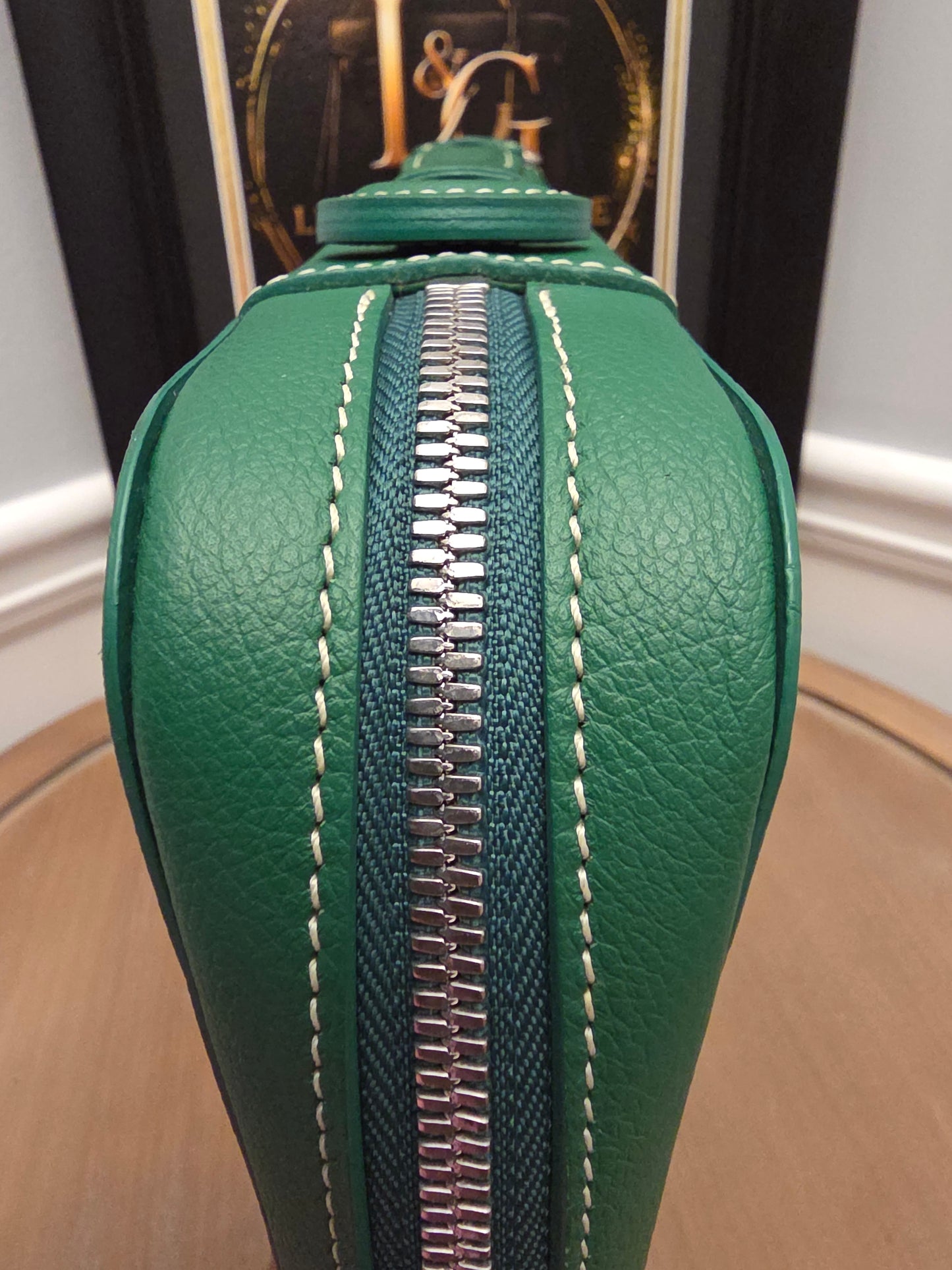 GOYARD GREEN LAPTOP / COMPUTER CASE