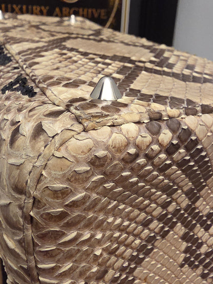 Christian Dior Limited Edition Python Sequin Lady Dior