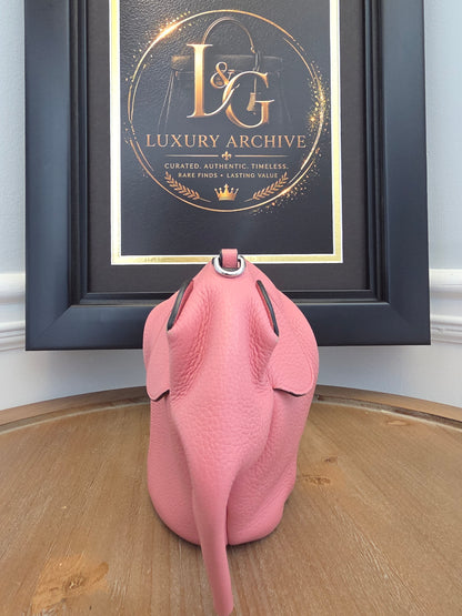 Loewe Elephant Mini Bag – Pink Leather Crossbody
