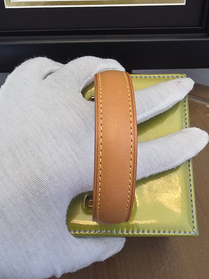 Louis Vuitton Vernis Boîte Flacon Vanity Case in Lime Green & Baby Blue