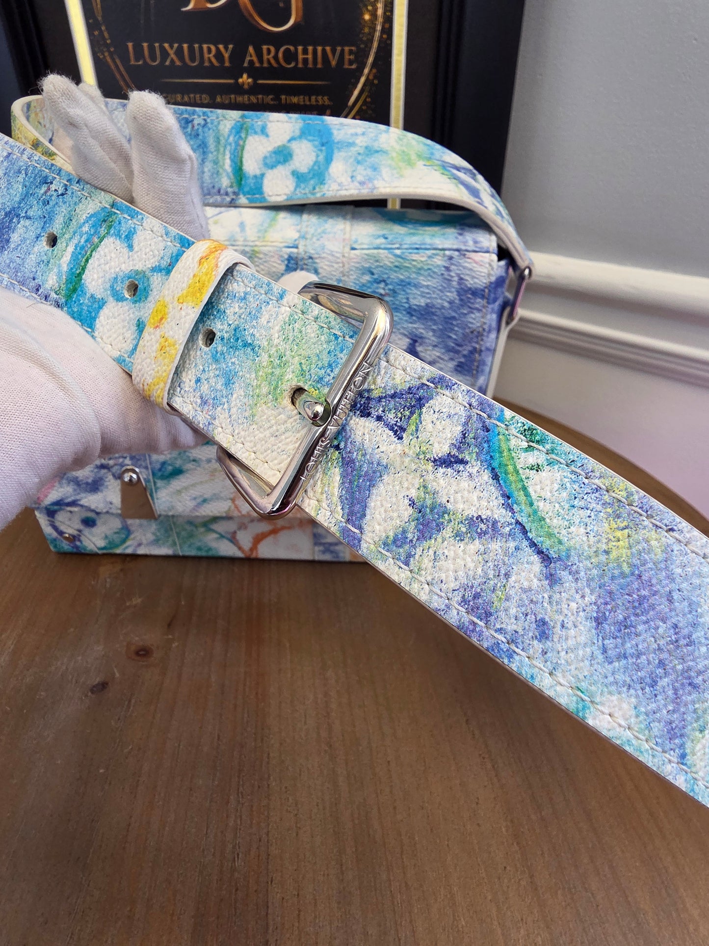 Louis Vuitton x Virgil Abloh Monogram Watercolor Soft Trunk Shoulder Bag