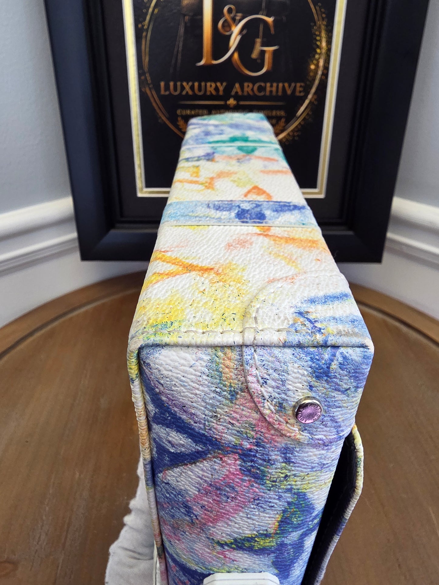Louis Vuitton x Virgil Abloh Monogram Watercolor Soft Trunk Shoulder Bag