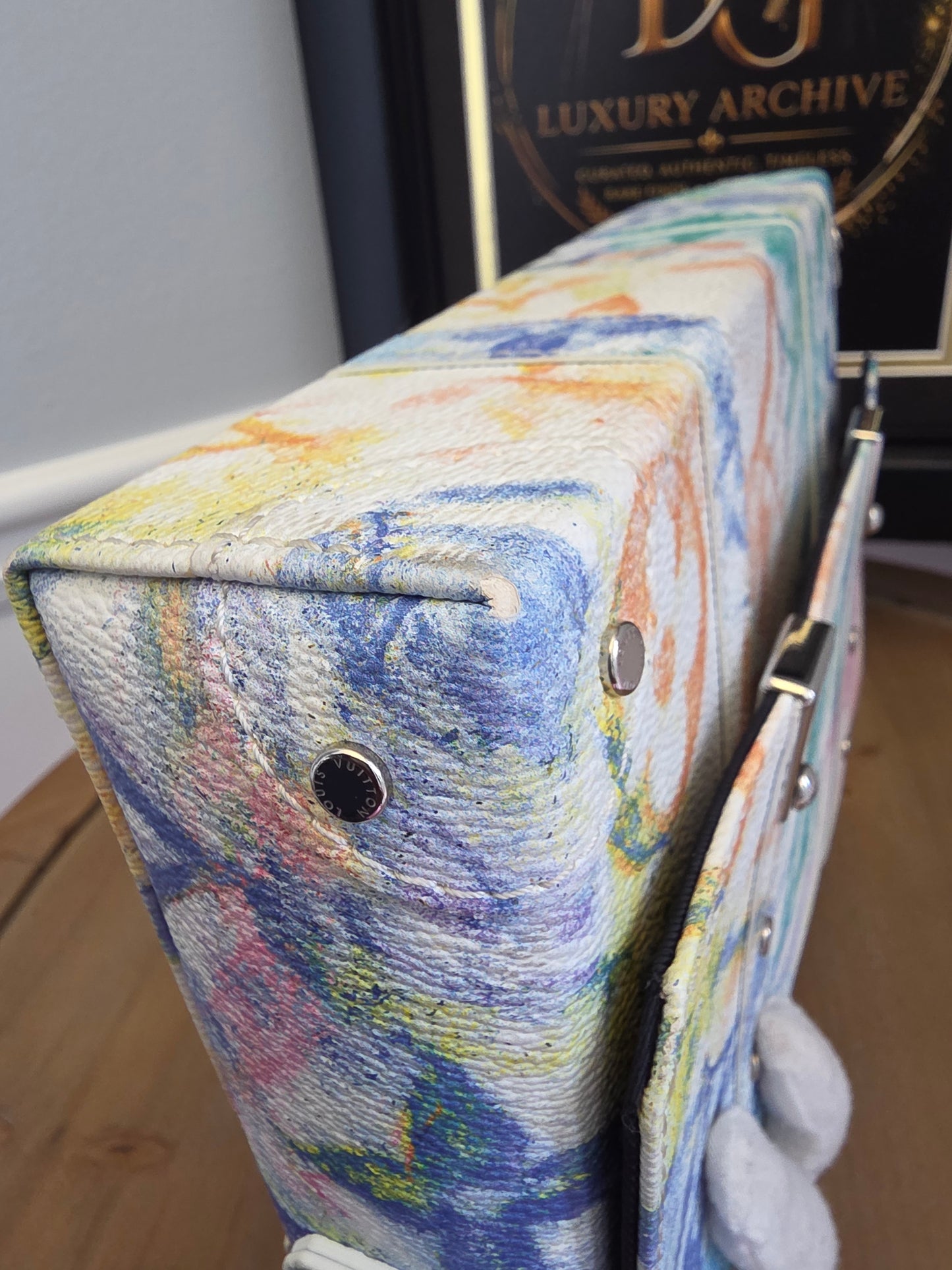Louis Vuitton x Virgil Abloh Monogram Watercolor Soft Trunk Shoulder Bag