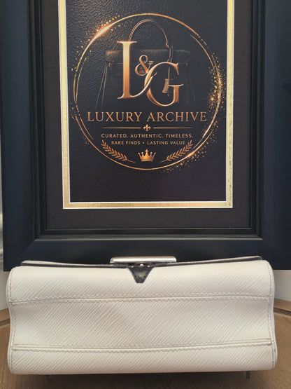 Louis Vuitton Twist MM Epi Leather & Monogram Reverse Chain Bag – White/Black  Price
