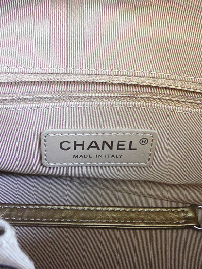 The Champagne Tweed Collection: Chanel CC Charm Shoulder Bag