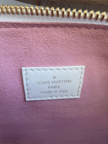 Louis Vuitton Coussin PM LV Garden White Multicolor Lambskin Shoulder Bag