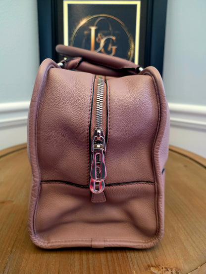Loewe Amazona 28 Pink Leather Satchel Bag | Pre-Owned Designer Handbag | IG Luxury Archive