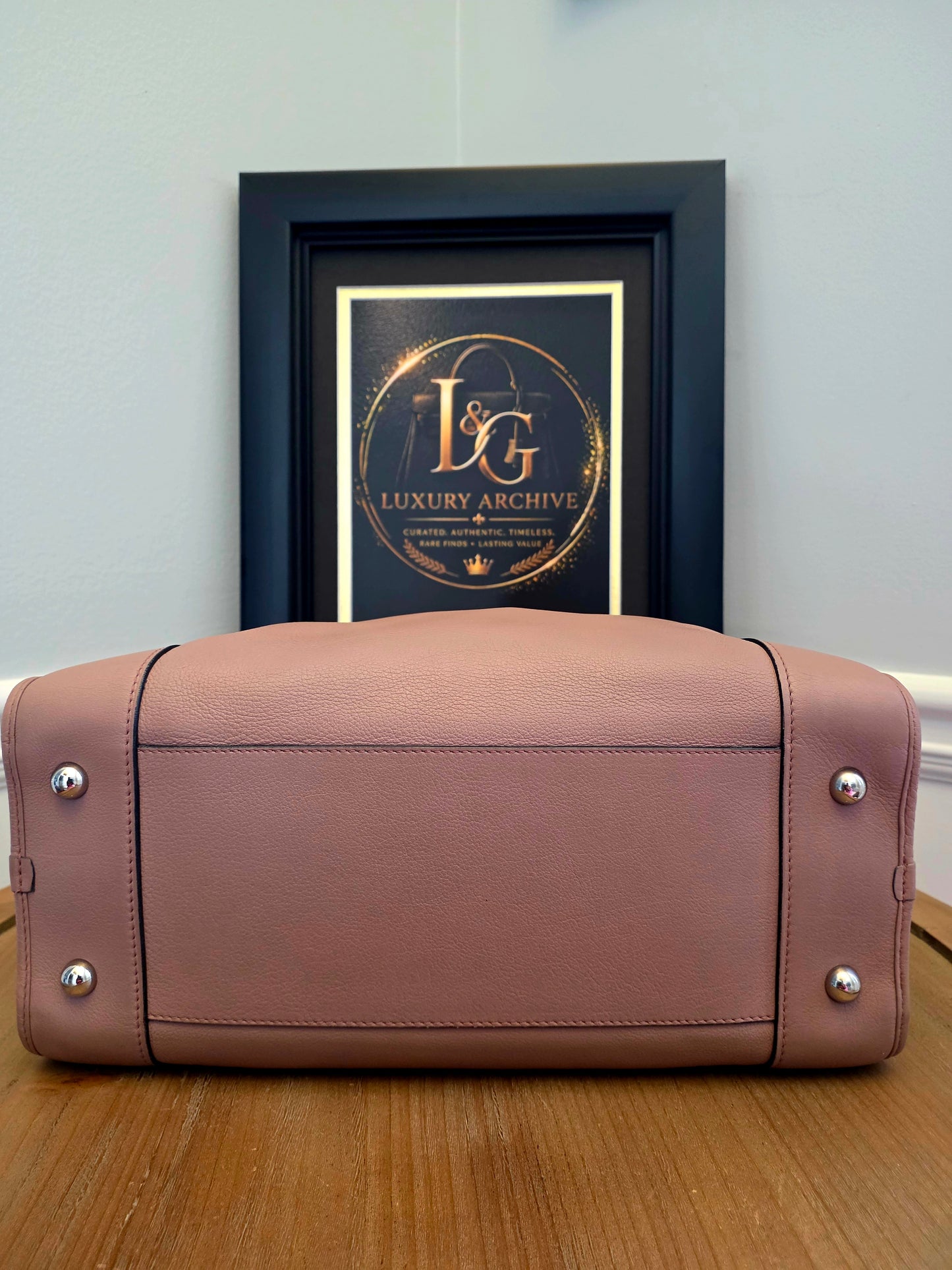 Loewe Amazona 28 Pink Leather Satchel Bag | Pre-Owned Designer Handbag | IG Luxury Archive