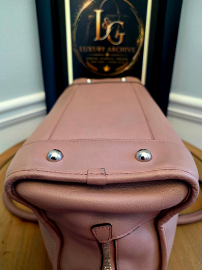 Loewe Amazona 28 Pink Leather Satchel Bag | Pre-Owned Designer Handbag | IG Luxury Archive