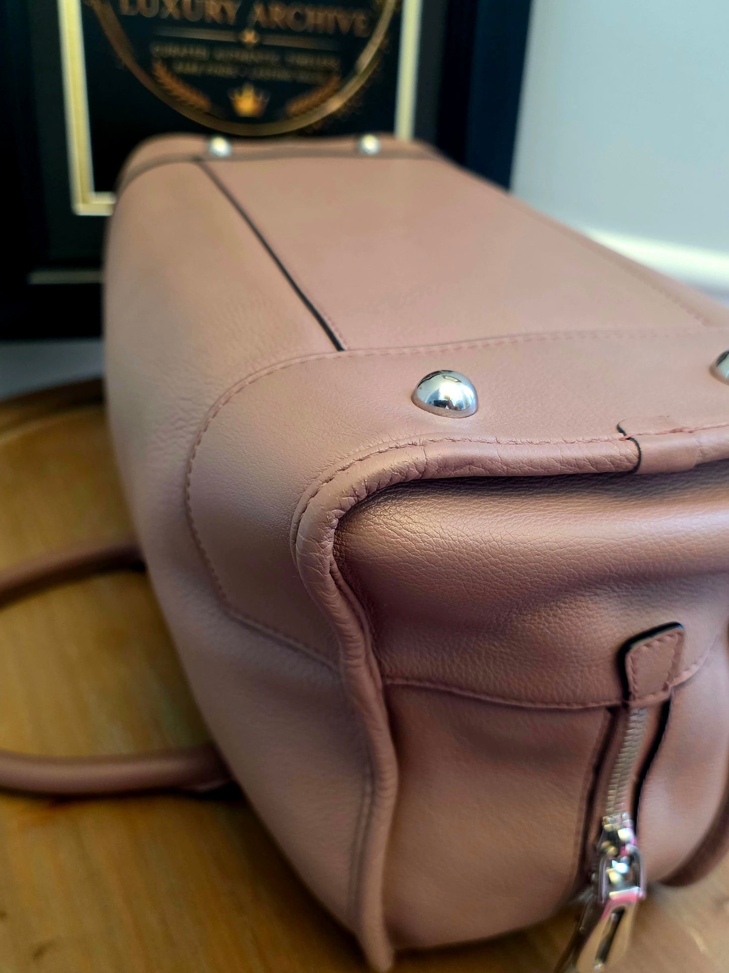 Loewe Amazona 28 Pink Leather Satchel Bag | Pre-Owned Designer Handbag | IG Luxury Archive