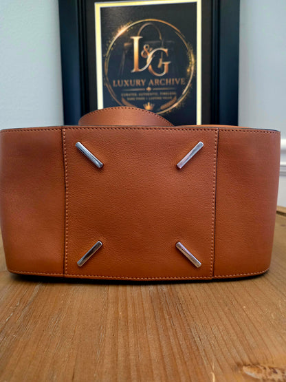 Loewe Hammock Medium Tan Leather Shoulder Bag with Strap | Authentic Pre-Owned Luxury Bag