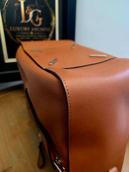 Loewe Hammock Medium Tan Leather Shoulder Bag with Strap | Authentic Pre-Owned Luxury Bag