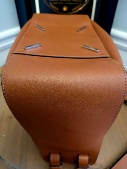 Loewe Hammock Medium Tan Leather Shoulder Bag with Strap | Authentic Pre-Owned Luxury Bag