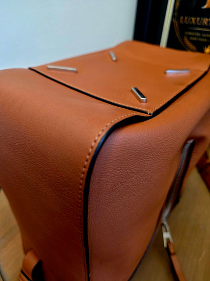 Loewe Hammock Medium Tan Leather Shoulder Bag with Strap | Authentic Pre-Owned Luxury Bag