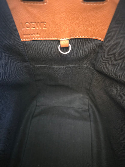 Loewe Hammock Medium Tan Leather Shoulder Bag with Strap | Authentic Pre-Owned Luxury Bag