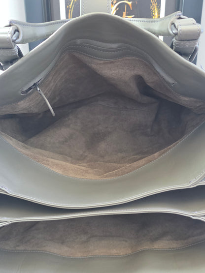 Authentic Bottega Veneta Large Roma Intrecciato Ricamo Tote | Olive Green & Plum Embroidery | Rare Limited Design | Made in Italy