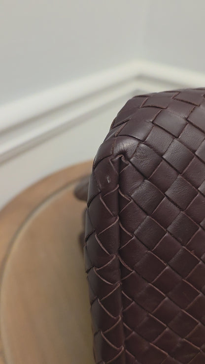 Bottega Veneta Large Roma Intrecciato Tote | Espresso Brown)